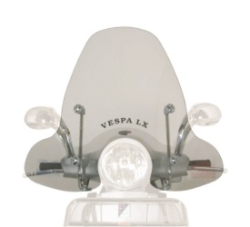 Parbriz mare (inalt) transparent Vespa LX 2T-4T AC 50-125-150cc