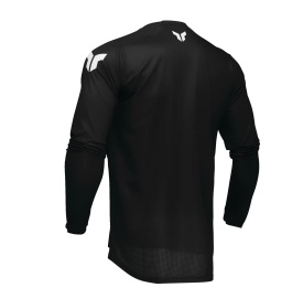 Tricou (bluza) cross-enduro Thor model Launchmode Forge culoare: negru/alb/gri - Img 3