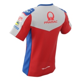Tricou copii Ixon model TSK Pramac 22 culoare: rosu/albastru/alb - Img 3