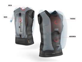 Vesta airbag MX - Enduro SRG SHOT AIR GUARD SRG-1 Negru