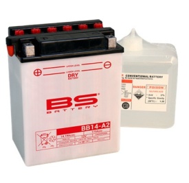 Baterie conventionala BS-BATTERY BB14-A2 (YB14-A2) include electrolit