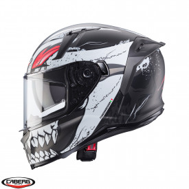 Casca integrala Caberg model Avalon X SV Punk K8 gri/alb/rosu mat Pinlock ready - Img 2