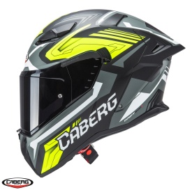 Casca integrala Caberg model Drift Evo II SV Jarama L6 negru/gri/galben fluor mat Pinlock ready - lentila Pinlock inclusa - Img 4