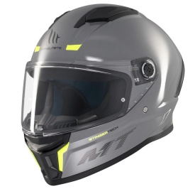Casca integrala MT Stinger 2 A12 gri lucios - tip viziera: MT-V-28B - Img 5