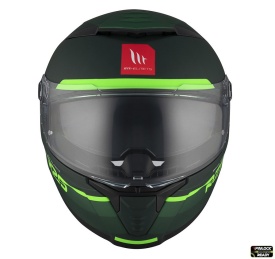 Casca integrala MT Thunder 4 SV R25 C6 Verde Mat (ochelari soare integrati) - Img 3