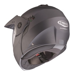 Casca modulabila (flip-up)/adventure Caberg model Tourmax X SV gun metal (titanium) mat Pinlock ready - lentila Pinlock inclusa - Img 7