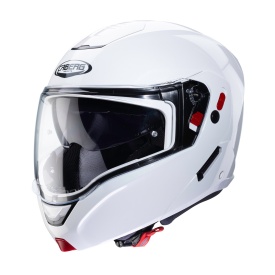 Casca modulabila (flip-up) Caberg model Horus X alb metalic lucios Pinlock ready - lentila Pinlock inclusa - Img 7