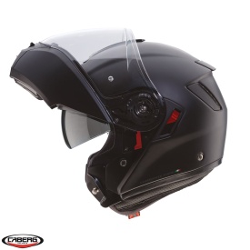 Casca modulabila (flip-up) Caberg model Levo X 17 negru mat Pinlock ready - lentila Pinlock inclusa (fibra de sticla) - Img 2