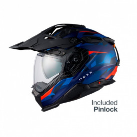 Casca moto NEXX X.WED3 Trailmania Blue Red (pinlock inclus)