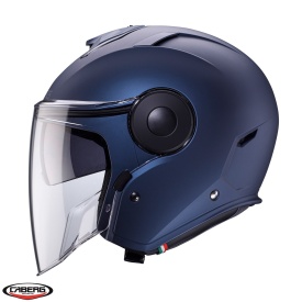 Casca open face (jet) Caberg model Soho SV G8 blue jeans (albastru) mat - Img 2