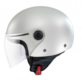 Casca open face motociclete MT Street S A0 alb lucios - omologare noua ECE 22.06 - Img 2