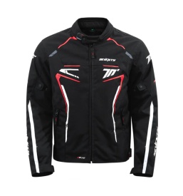 Geaca (jacheta) barbati Racing Seventy iarna model SD-JR65 Piston culoare: negru/rosu/alb - Img 5