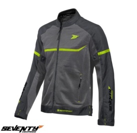Geaca (jacheta) barbati Racing vara Seventy model SD-JR30.1 Mojave culoare: gri/galben fluor - Img 1