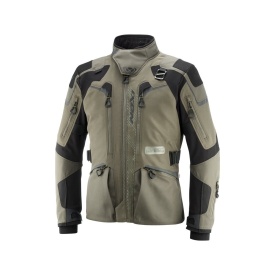 Geaca (jacheta) motociclete barbati Touring/Adventure Ixon All season/vara model Odin MS culoare: khaki/negru - Img 7