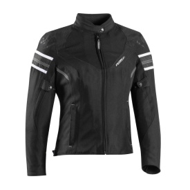 Geaca (jacheta) motociclete femei Racing/Roadster Ixon All season model Ilana LS culoare: negru/alb - Img 6