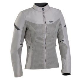 Geaca (jacheta) motociclete femei Racing/Roadster Ixon vara model Fresh LS culoare: greige (gri)