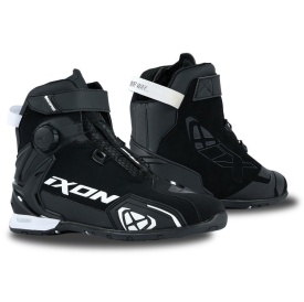 Ghete moto Roadster barbati All Season Ixon model Bull 2 WP MS culoare: negru/alb (100% waterproof) - Img 3
