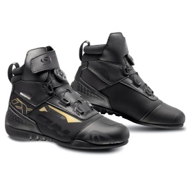 Ghete moto Roadster femei All season Ixon model Ranker WP LS culoare: negru/gold (auriu) (100% waterproof) - Img 6
