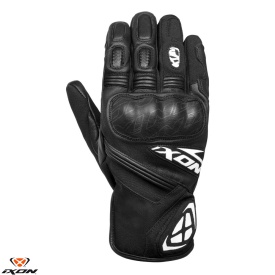 Manusi barbati Roadster Mid-season textil/piele Ixon model MS Rage MS culoare: negru/alb – degete tactile - waterproof - Img 1