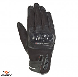 Manusi barbati Roadster vara piele/textil Ixon model RS Rise Air MS culoare: negru - degete tactile - Img 1
