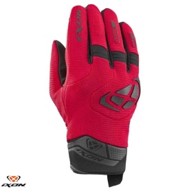 Manusi barbati Roadster vara textil/piele Ixon model MIG 2 MS culoare: rosu/negru - degete tactile - Img 1