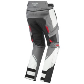 Pantaloni motociclete barbati Touring/Adventure Ixon All season model Midgard MS culoare: gri/negru/rosu - Img 3