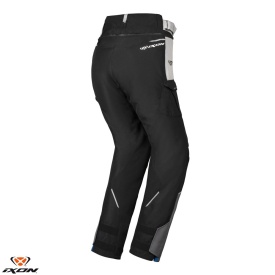 Pantaloni motociclete femei Touring/Adventure Ixon All season model Balder LS culoare: negru/gri/albastru - Img 2