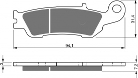 Placute de frana GOLDFREN 248 S33 OFF-ROAD FRONT