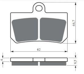 Placute de frana GOLDFREN 417 AD OFF-ROAD FRONT