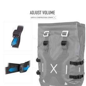 Waterproof saddle bags SHAD TR30 X0TR30 - Img 14