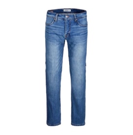 Blugi (jeans) moto barbati Seventy model SD-PJ18 Torino tip Regular fit culoare: albastru - Img 4
