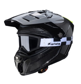 Casca adventure/off road Caberg model Tanami SV carbon Pinlock ready - lentila Pinlock inclusa (100% carbon) - Img 6