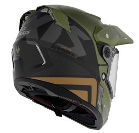 Casca adventure/touring/off road Axxis model Wolf DS Hydra B6 verde mat - tip viziera: MT-V-20 - Img 5