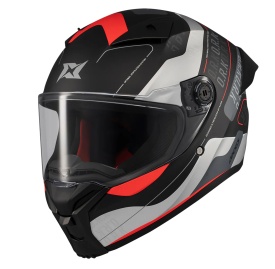 Casca integrala Axxis Fenix Ork B5 rosu mat - tip viziera: MT-V-31B - DKS429 - Img 5