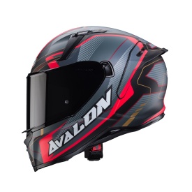 Casca integrala Caberg model Avalon X SV Optic L7 negru/gri/rosu mat Pinlock ready - Img 6