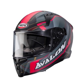 Casca integrala Caberg model Avalon X SV Optic L7 negru/gri/rosu mat Pinlock ready - Img 8