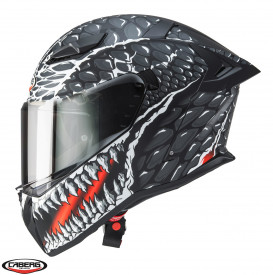 Casca integrala Caberg model Drift Evo II SV Crok H9 negru/antracit/rosu fluor mat Pinlock ready - lentila Pinlock inclusa - Img 2