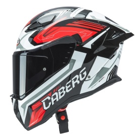 Casca integrala Caberg model Drift Evo II SV Jarama G0 negru/alb/rosu lucios Pinlock ready - lentila Pinlock inclusa - Img 6