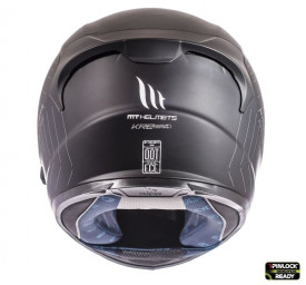 Casca integrala motociclete MT KRE SV negru mat (fibra sticla) - cu ochelari soare integrati - Img 4