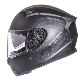 Casca integrala motociclete MT KRE SV negru mat (fibra sticla) - cu ochelari soare integrati - Img 8