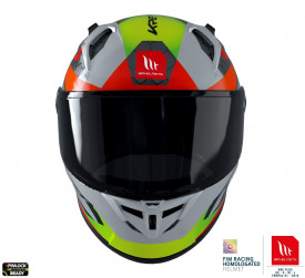 Casca integrala MT KRE+ Carbon Projectile D2 gri lucios - 100% carbon - FIM approved - Img 3