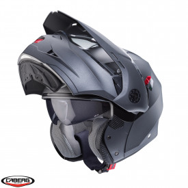 Casca modulabila (flip-up)/adventure Caberg model Tourmax X SV gun metal (titanium) mat Pinlock ready - lentila Pinlock inclusa - Img 2