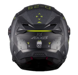 Casca modulabila (flip-up) Axxis GhostFighter SV D29 B2 gri mat (ochelari soare integrati) Pinlock Ready – tip viziera: MT-V-36 - Img 2