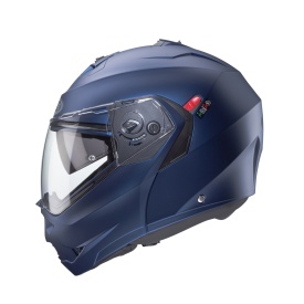 Casca modulabila (flip-up) Caberg model Duke X SV albastru mat Yama Pinlock ready - lentila Pinlock inclusa - Img 6
