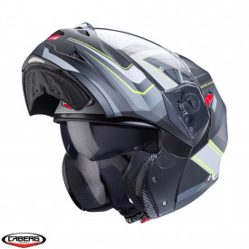 Casca modulabila (flip-up) Caberg model Duke X SV Tour I5 negru/galben fluor/antracit mat Pinlock ready - lentila Pinlock inclusa - Img 2