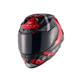 Casca moto NEXX X.R3R Swirl Carbon Red (pinlock inclus) - Img 4