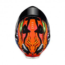 Casca moto NEXX X.R3R Zorga Red/Orange - Img 4