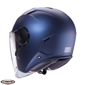Casca open face (jet) Caberg model Soho SV G8 blue jeans (albastru) mat - Img 3