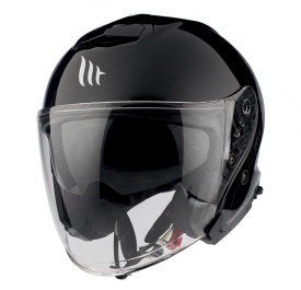 Casca open face MT Thunder III SV Jet A1 negru mat (ochelari soare integrati) – tip MT-V-19 (copie) - Img 5