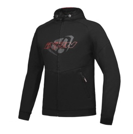 Geaca (hanorac tip hoodie) motociclete barbati Urban Ixon vara model Touchdown culoare: negru/rosu - Img 6